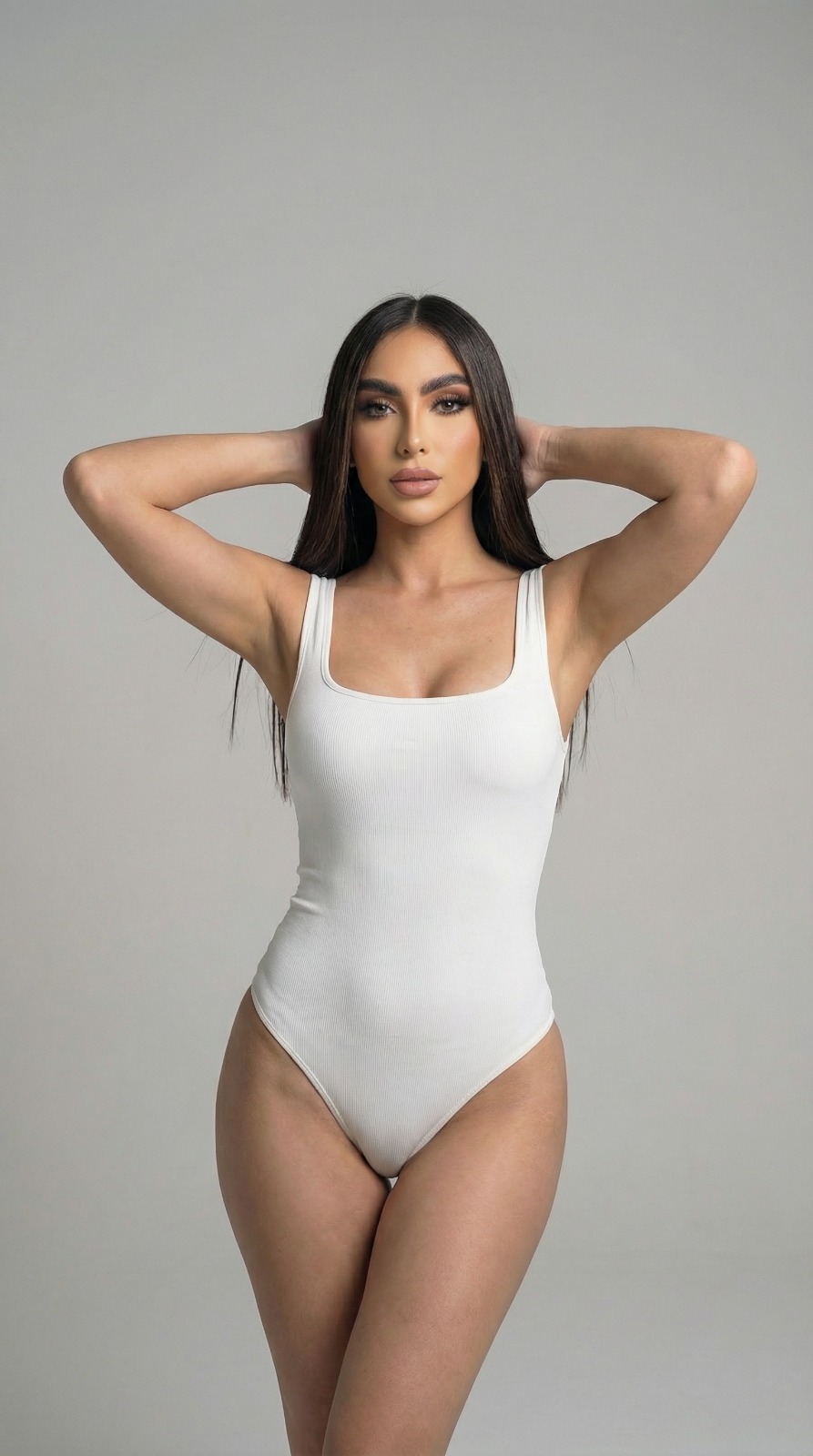 Body Silueta Perfecta con Escote Cuadrado - Blanco